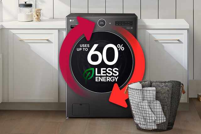 Energy savings lifestyle with LG WashCombo
